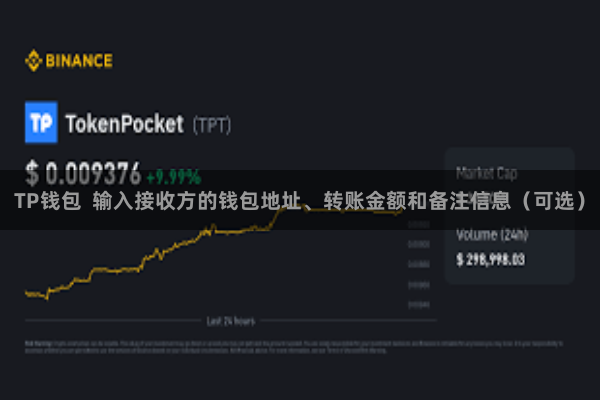 TP钱包  输入接收方的钱包地址、转账金额和备注信息（可选）